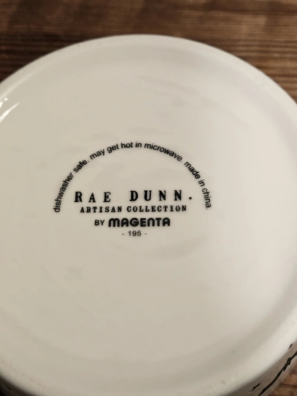 TRae Dunn White 'Trick Or Treat' Ceramic Pet Bowl